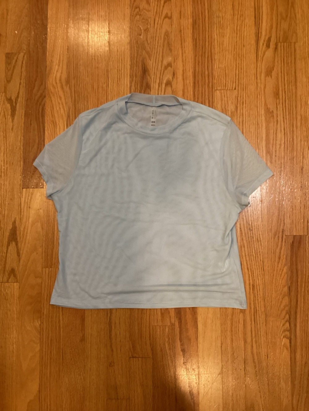 Light Blue Mesh Women’s Shirt